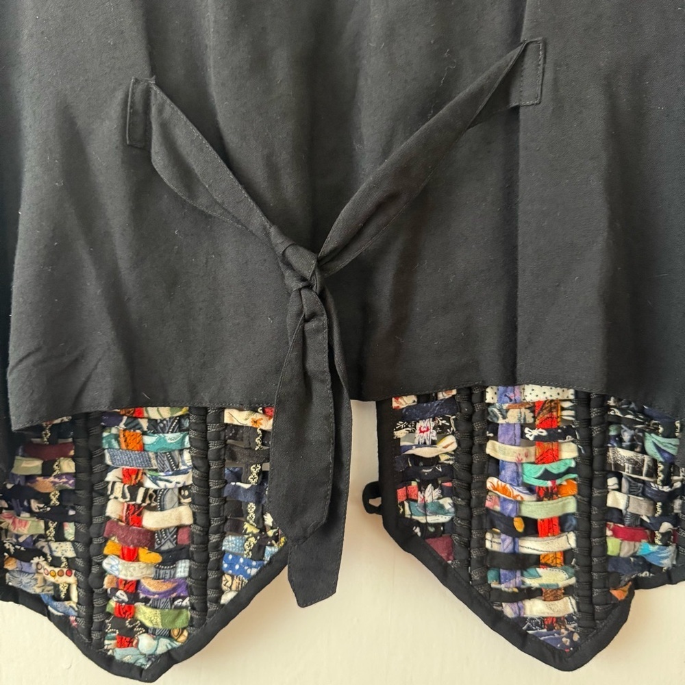 Soulmates Vintage Boho Patchwork Vest Size M - Picture 15 of 16